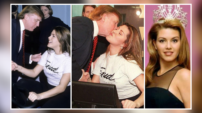Kainat güzelinden Trump'a şok suçlama! Cinsel ilişki için…