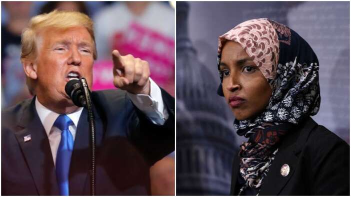 Bu kez Twitter'dan İlhan Omar'ı hedef gösterdi!