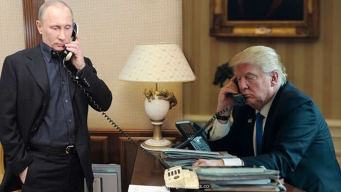 Trump ile Putin  1.5 saat görüştü!