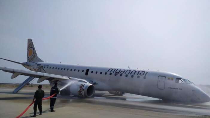 Pilot, yolcu uçağını böyle indirmek zorunda kaldı!