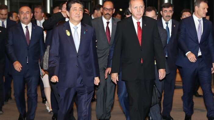 Erdoğan, Japonya Başbakanı Abe ile görüştü!