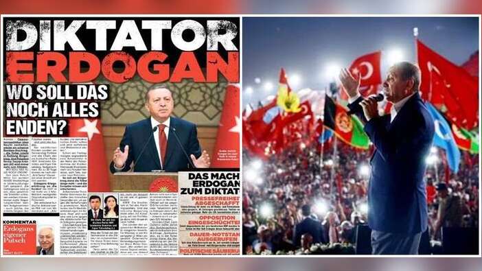 Hitler'in torunlarından aşağılık Erdoğan manşeti