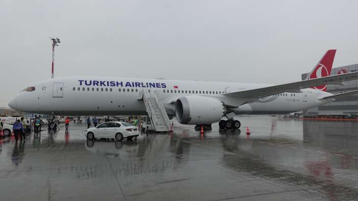 THY'nin ikinci rüya uçağı İstanbul'da...