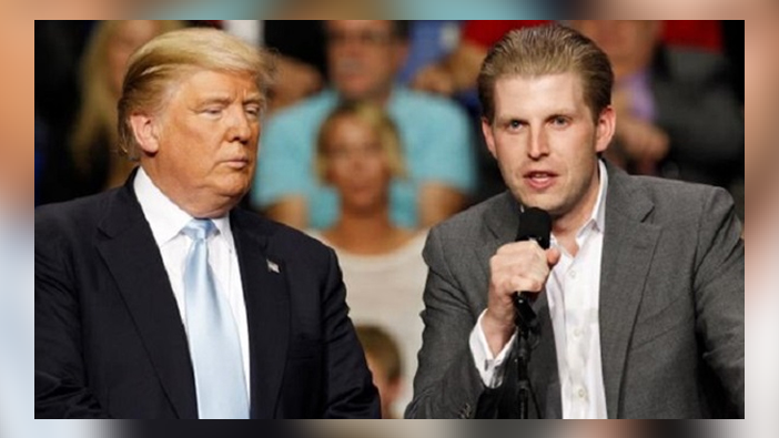 Donald Trump'un oğlu Eric Trump'tan tepki çeken hareket