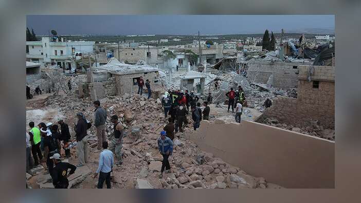Rus ve Esed güçlerinin katlettiği sivil sayısı 61'e çıktı