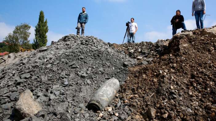 500 kilogramlık uçak bombası bulundu...
