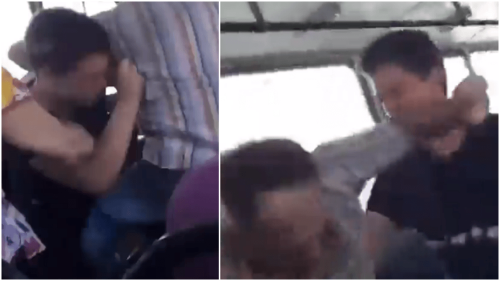 Ücret isteyen otobüs şoförünü tekme tokat dövdü!