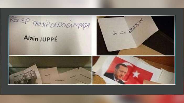 Fransa'da seçime Erdoğan damgası! '11 bin oy alan Cope'yi geçti'