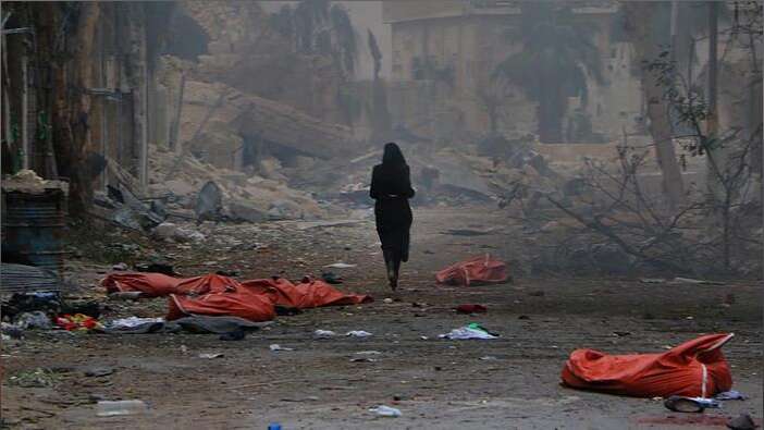 Halep'te katliam! 21 günde 828 sivil hayatını kaybetti