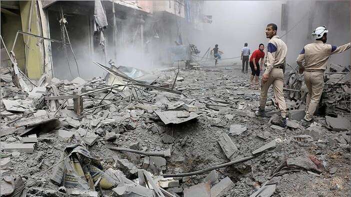 Halep'te bugünkü katliamın bilançosu: 61 ölü 120 yaralı