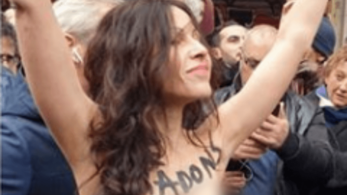 İslamofobi karşıtı yürüyüşte çıplak provokasyon!