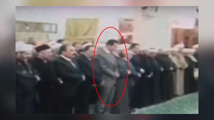 Esed namaz sırasında sabit duramadı
