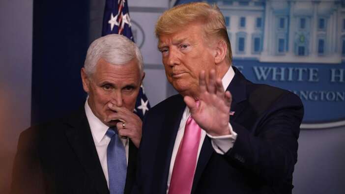 Trump ve Pence'in katıldığı toplantıda bir kişide koronavirüs tespit edildi