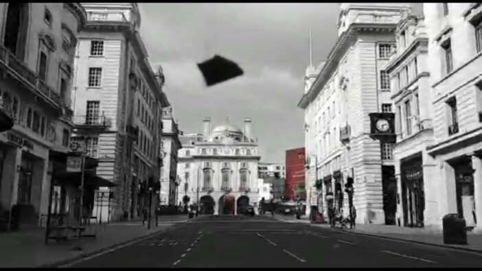 Hayalet şehir Londra böyle görüntülendi...