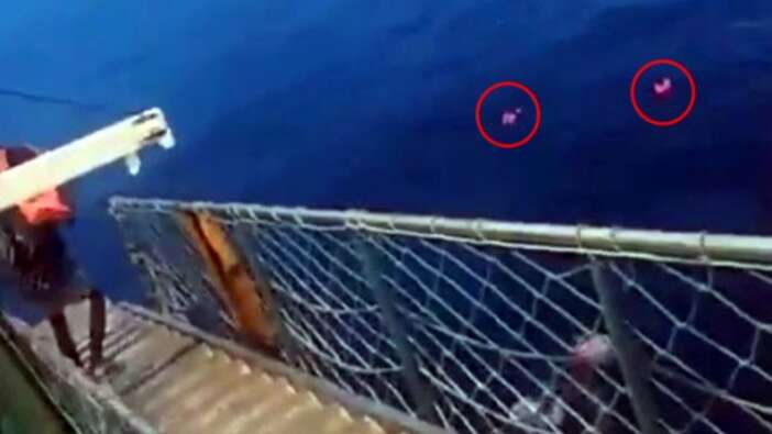 Feribotta dehşet anları! Personelde korona çıkınca denize atladılar
