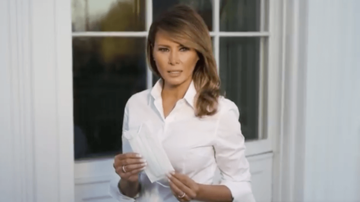 Melanie Trump'tan maske çağrısı