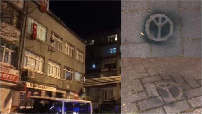 Hollanda'da Türklere sembollü taciz!