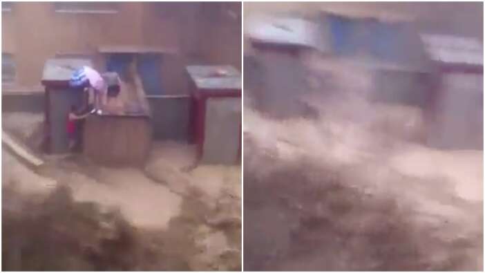 Sığındıkları yer sele teslim oldu!