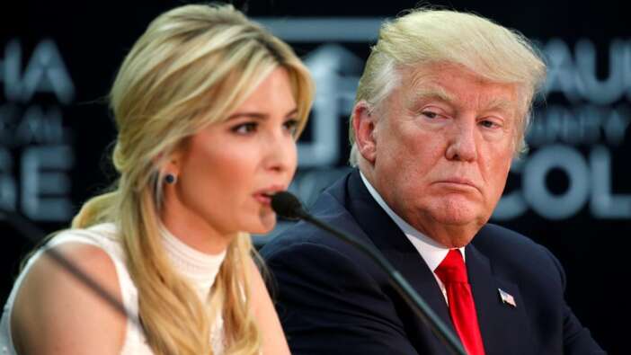Donald Trump ve kızı Ivanka Trump sosyal medyada alay konusu oldu