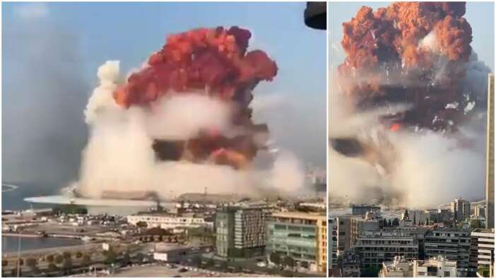 Beyrut'u 2750 ton Amonyum Nitrat harabeye çevirdi
