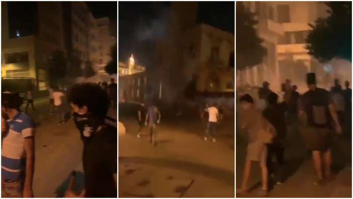 Patlama sonrası Beyrut'ta kaos yaşanıyor...