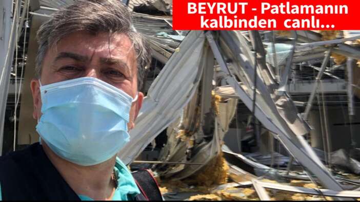 Mevlüt Yüksel patlamanın kalbinde: 'Burası harabe gibi"