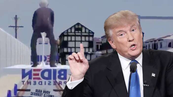 Trump rakibi Biden’la paylaştığı video ile dalga geçti