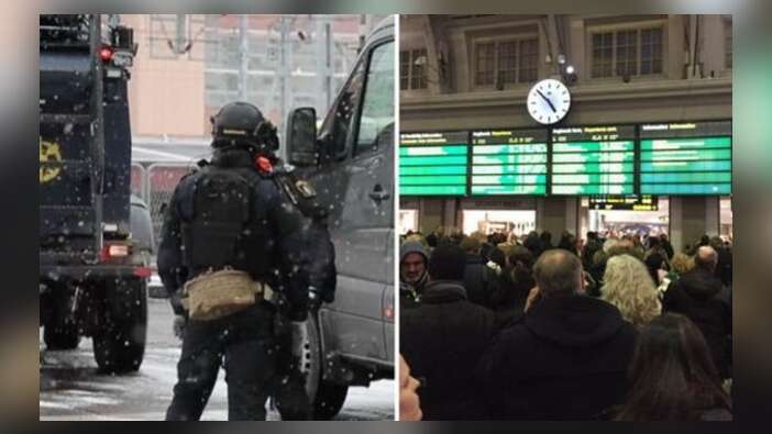 İsveç'te tren istasyonunda bomba alarmı!