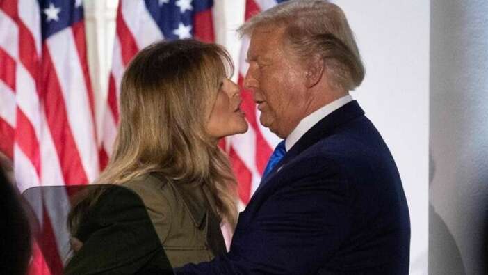 Melania'nın canlı yayındaki hareketi ABD'de bomba etkisi yarattı!