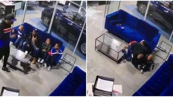 Çocuklarını kurşunlardan böyle korudu