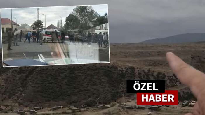 SuperHaber muhabiri Yüksel Ermenistan topçusunun saldırısından saniyelerle kurtuldu