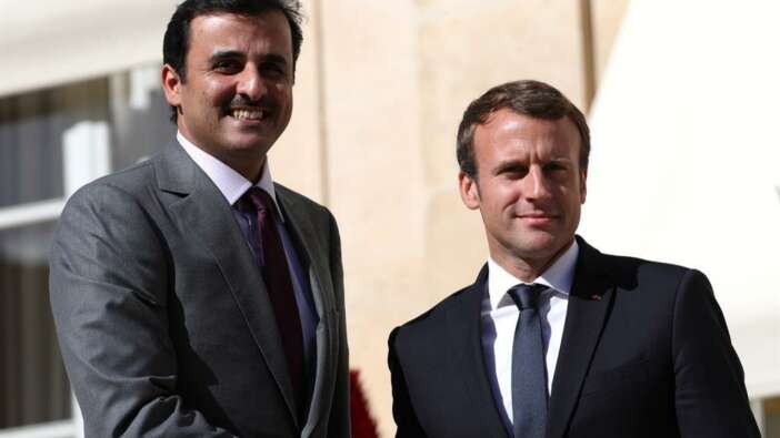Katar Emiri Şeyh Temim'den Macron'a "Erdoğan" resti