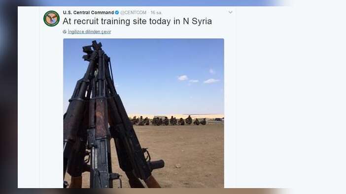 CENTCOM, silahların fotoğraflarını paylaştı