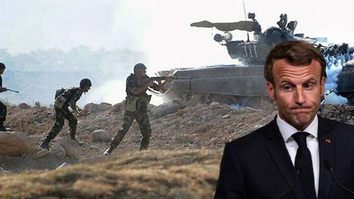 Macron bozuk saat misali...