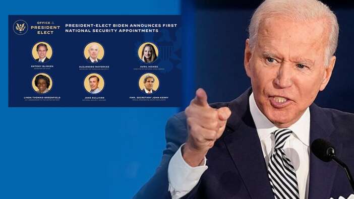 Biden olası kabinesine ilişkin ilk isimleri açıkladı!