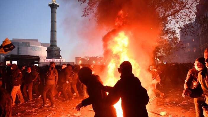 Fransa'dan dehşete düşüren manzaralar