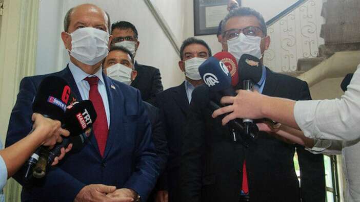 KKTC'de Erhürman hükümet kurma görevini Cumhurbaşkanı Tatar'a iade etti