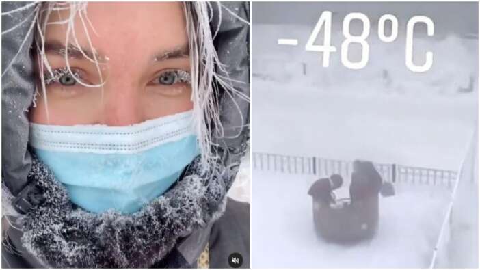 Termometreler eksi 48'i gördü