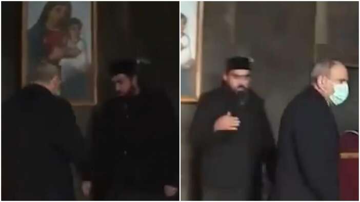 Papaz, Paşinyan'a kapıyı gösterdi