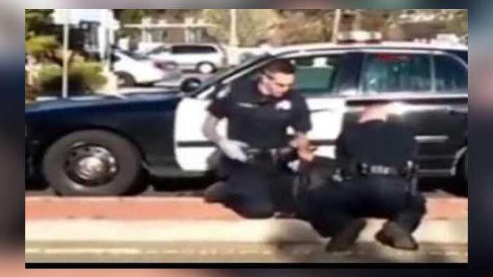 ABD'de polisin yumruklu, coplu dayağı kamerada / VİDEO