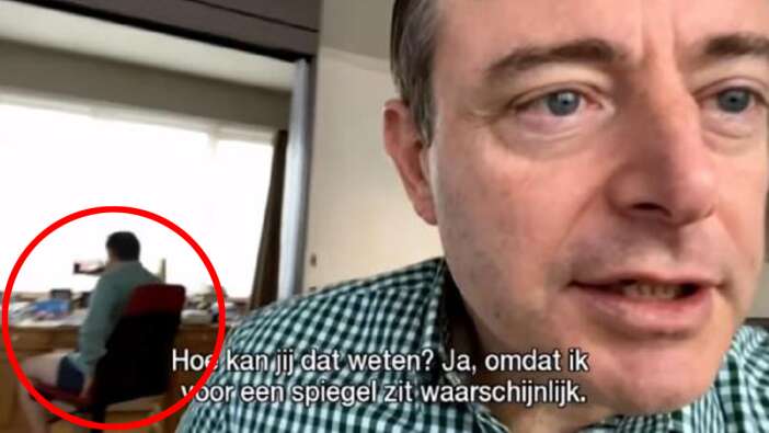 Belediye başkanı canlı yayında iç çamaşırıyla yakalandı