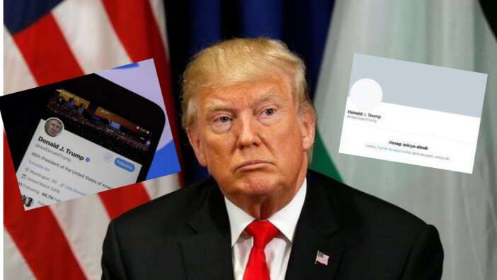 Donald Trump'ın taklit hesabını bile kapattılar