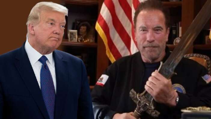 'Terminatör' Arnold Schwarzenegger, Trump'a kılıç çekti