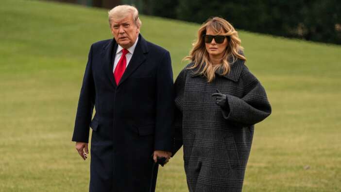 Melania Trump'tan Beyaz Saray'a veda mesajı