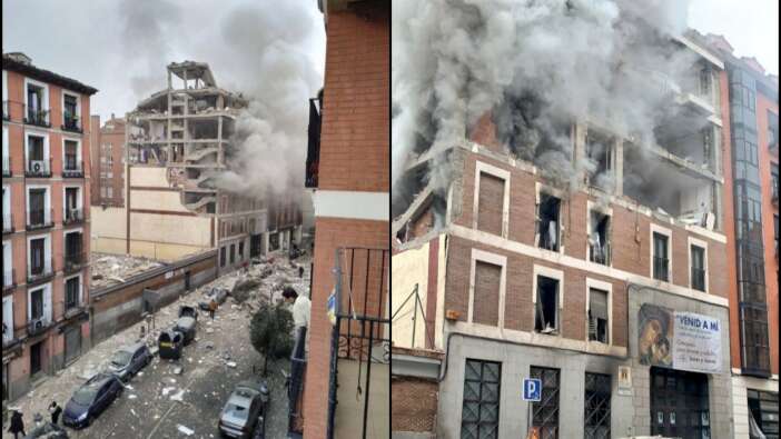 İspanya'nın başkenti Madrid’de patlama