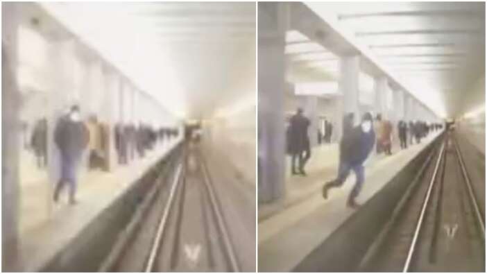 Metro istasyonunda ölüme böyle yürüdü