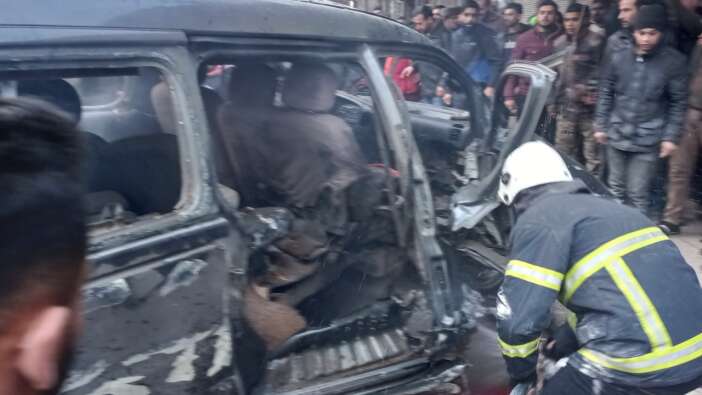 El Bab’da araç içinde patlama: 1 ölü, 5 yaralı
