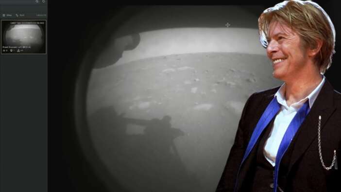 Perseverance Kızıl Gezegen'e 'Life on Mars' eşliğinde indi