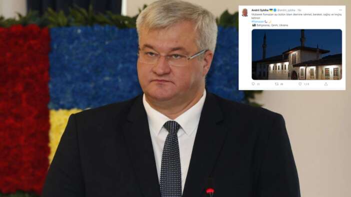 Ukrayna Büyükelçisi Andrii Sybiha Kırım fotoğrafıyla Rusya'ya mesaj verdi