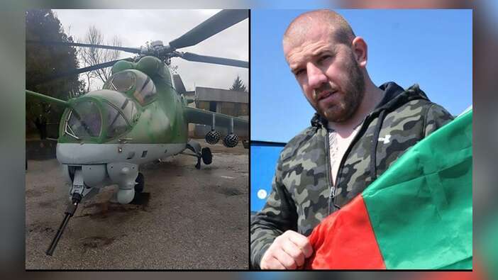 Bulgaristan sınırında bir manyak! Silahlı helikopteri bile var…